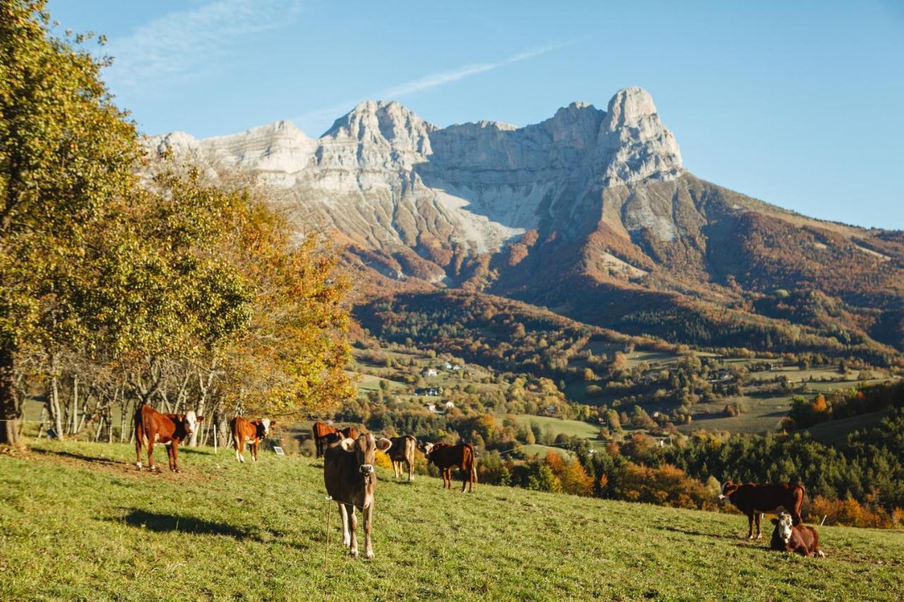 Saint-Andéol Les Chalets De Pre Clos En Vercors מראה חיצוני תמונה